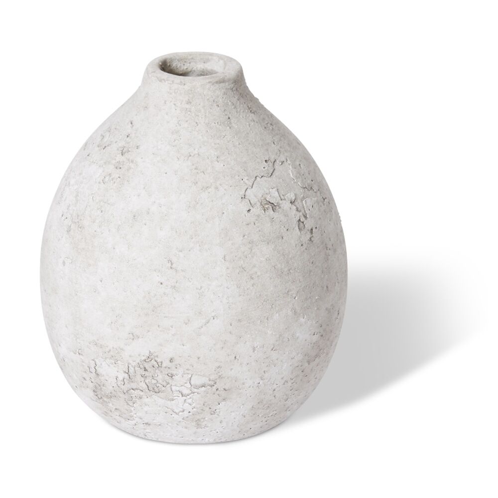 2PK E Style Joeli Bottle Vase Ceramic Organic Decorative Piece Stone 11x11x13cm