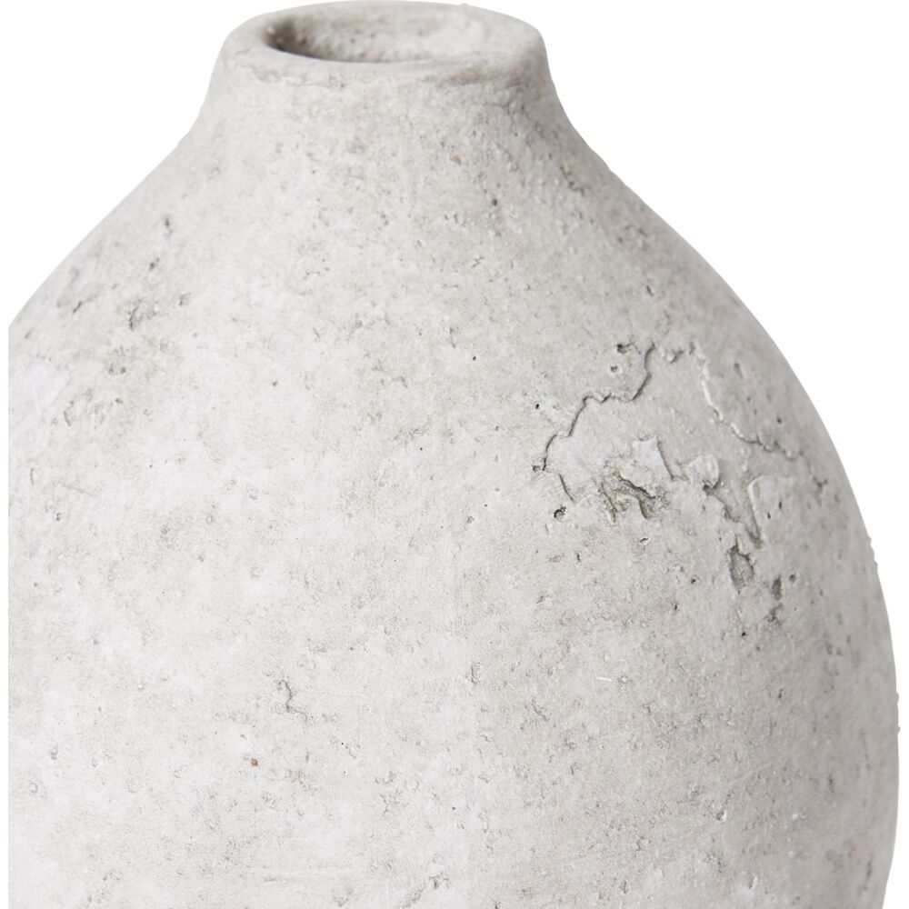 2PK E Style Joeli Bottle Vase Ceramic Organic Decorative Piece Stone 11x11x13cm