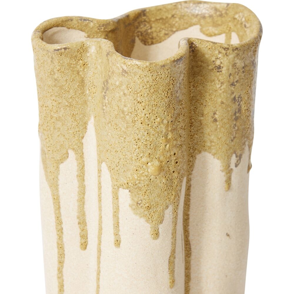 2PK E Style Brenya Vase Ceramic Home Decor Centrepiece Stone 13x10x26cm