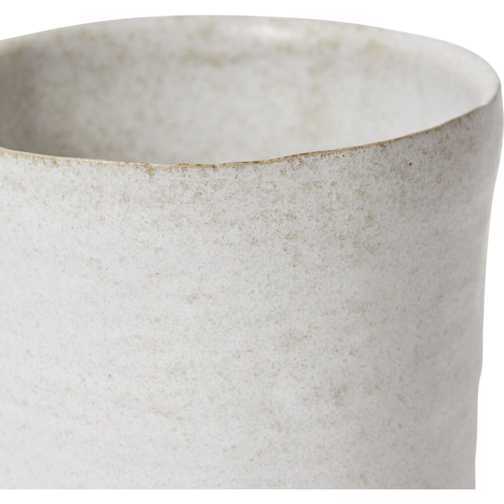 2PK E Style Rael Ceramic Pot Decorative Elegant Planter White 14x14x15cm