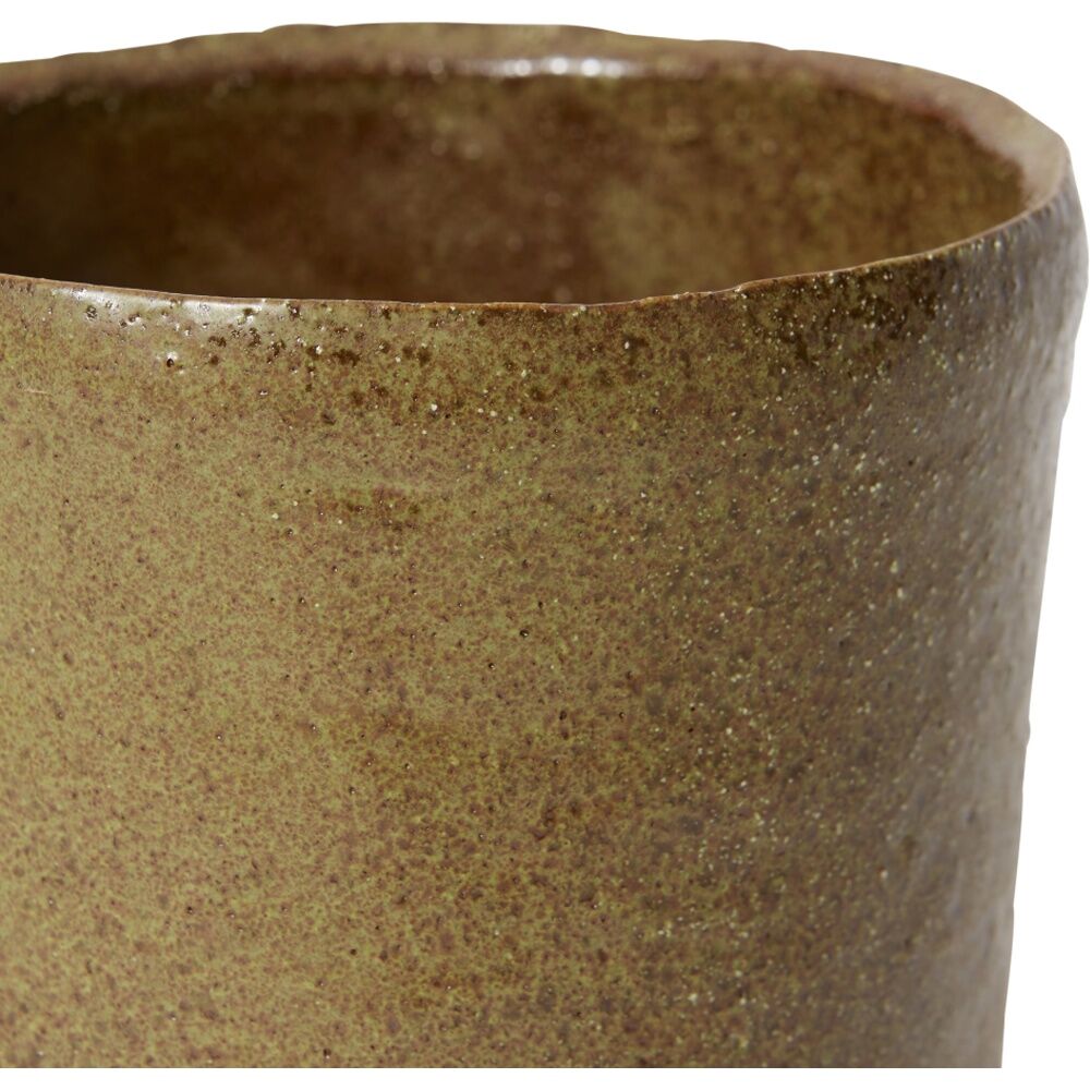 E Style Rael Ceramic Pot Decorative Elegant Planter Green 16x16x17cm