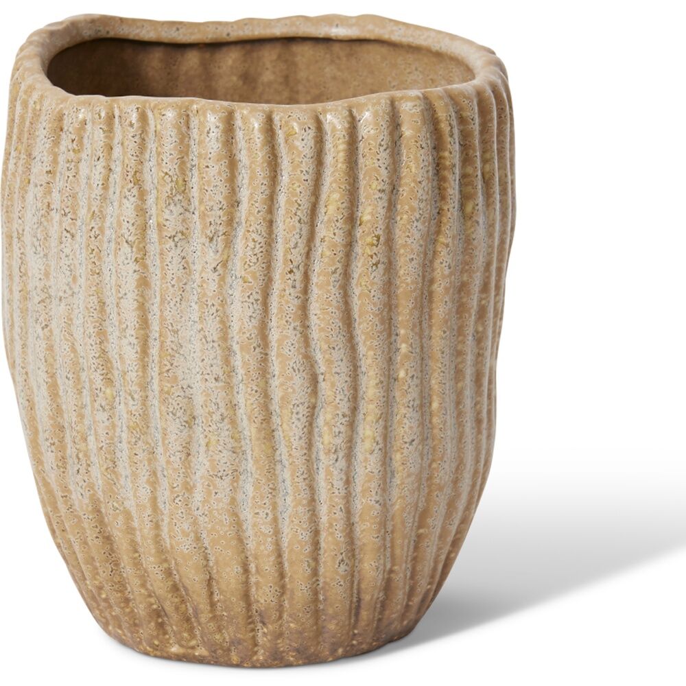 E Style Jonas Ceramic Vase Textured Interior Decor Mixed 14x14x16cm