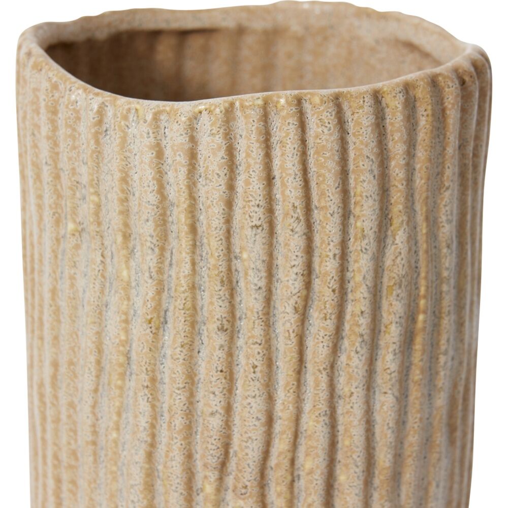 E Style Jonas Ceramic Vase Textured Interior Decor Mixed 14x14x26cm