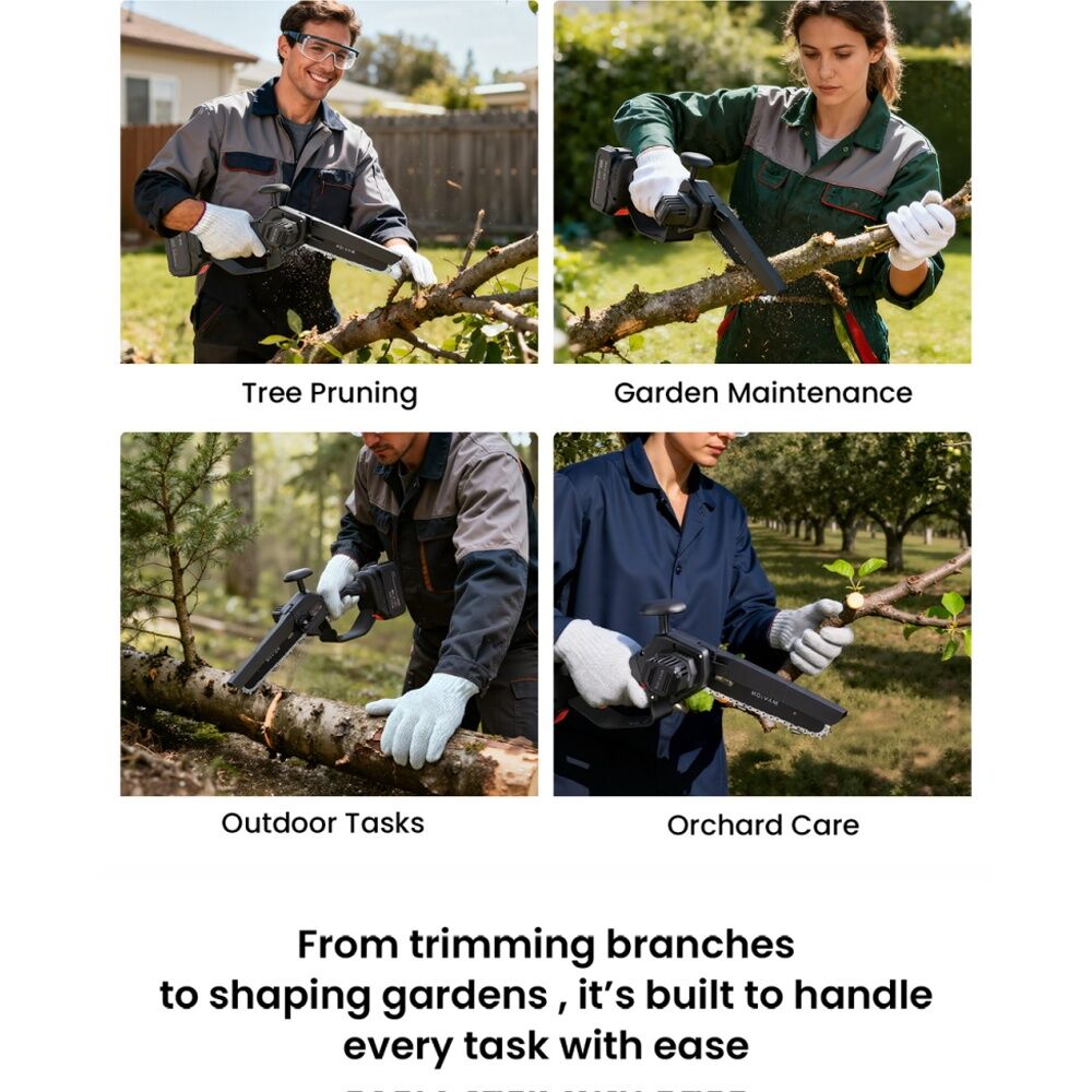 Mavion 6 Inch Cordless Pruning Saw Garden Tool Set Kit