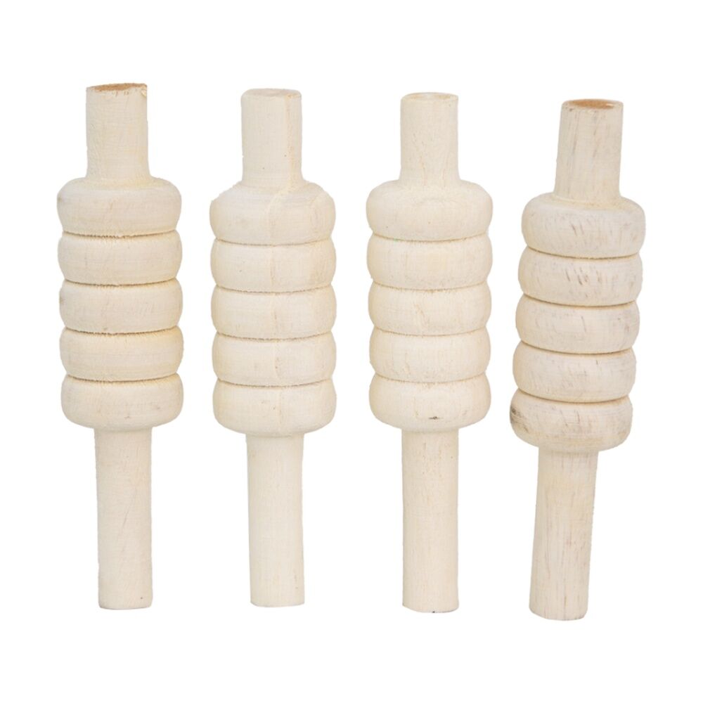 4x 4pc Victor Cricket Bails Wooden Replacements For Cricket-Stumps