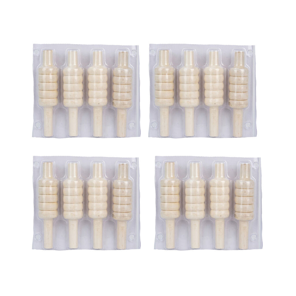 4x 4pc Victor Cricket Bails Wooden Replacements For Cricket-Stumps