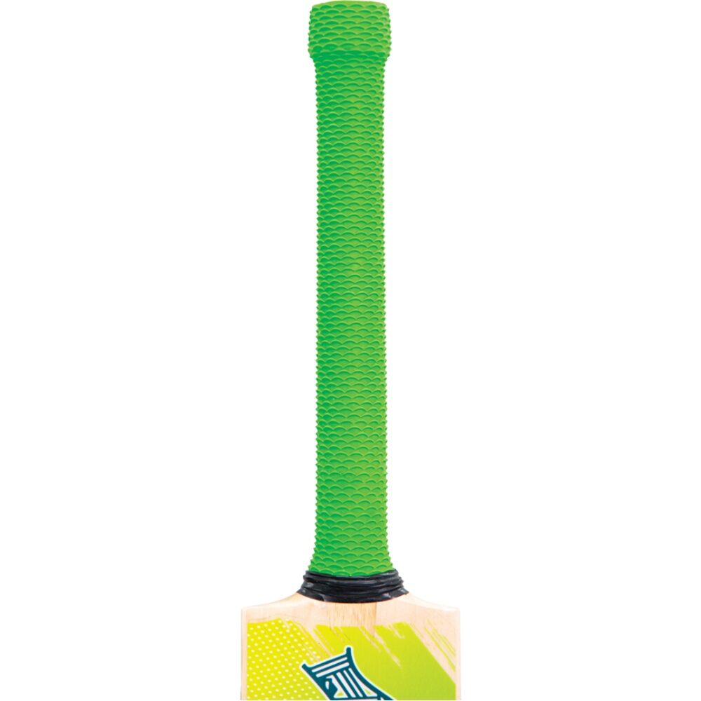 Victor Sports Kashmir Willow Beginner Cricket Bat Academy Green/Yellow Size