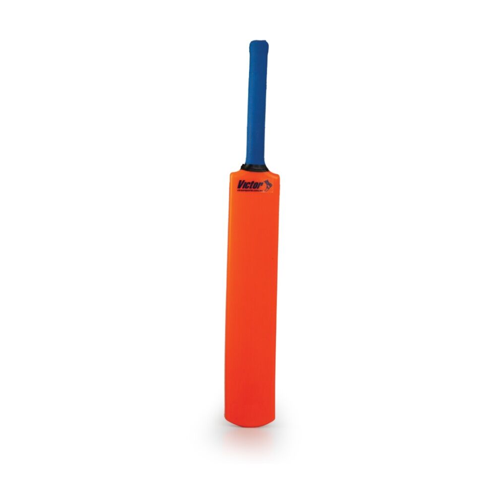 Victor Sports Plastic Cricket Bat Rubber Lightweight Size 4 Orange