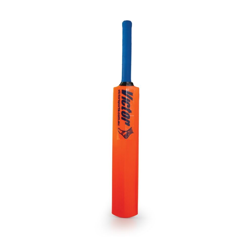 Victor Sports Plastic Cricket Bat Rubber Lightweight Size 4 Orange