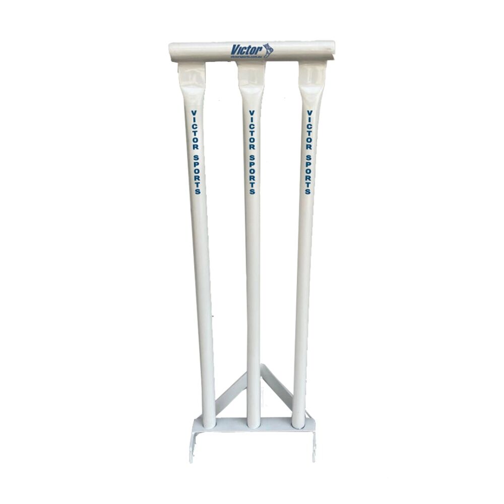 Victor Sports Cricket Freestanding Metal Stumps Powder Coated 28 In