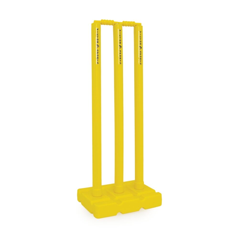 2PK Victor Cricket Stump Set Plastic Durable For Schools And Clubs 79cm
