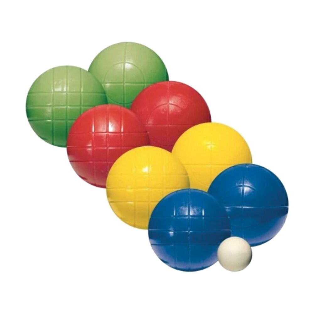 8pc Victor Sports Bocce Plastic Outdoor Lawn Game Set Multicolour 7.2cm