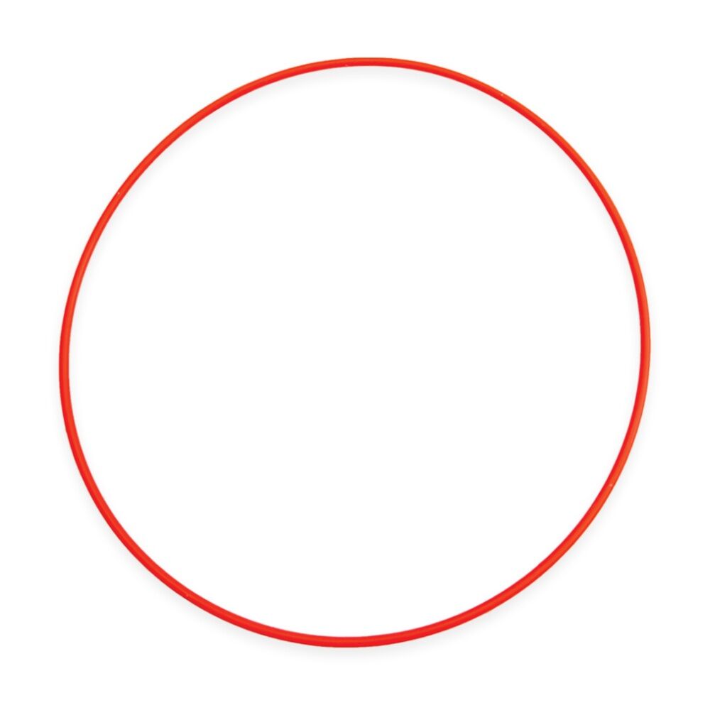 2PK Victor Sports Hoop Versatile Agility Training Obstacle Course Red 76cm