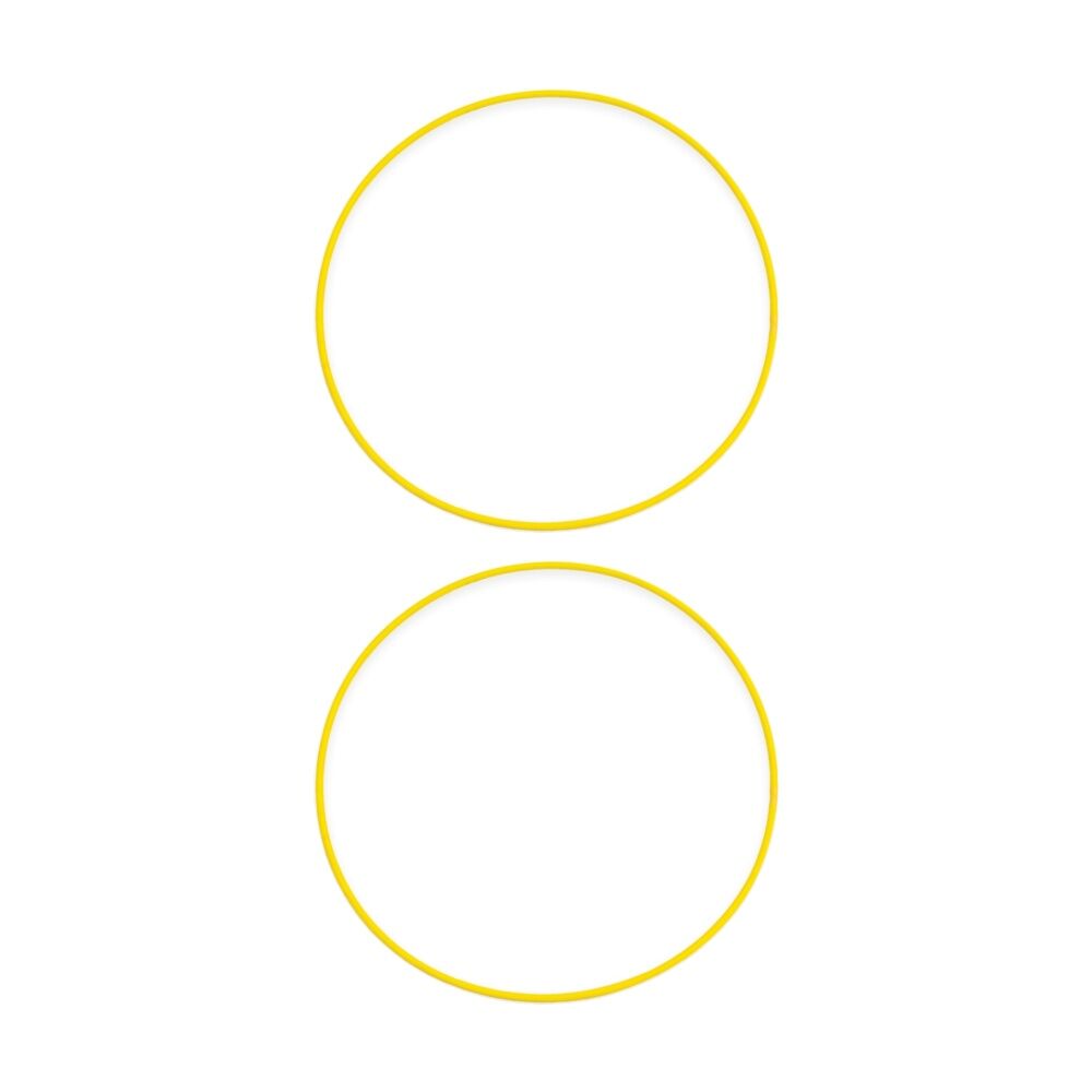 2PK Victor Sports Hoop Versatile Agility Training Obstacle Course Yellow 76cm