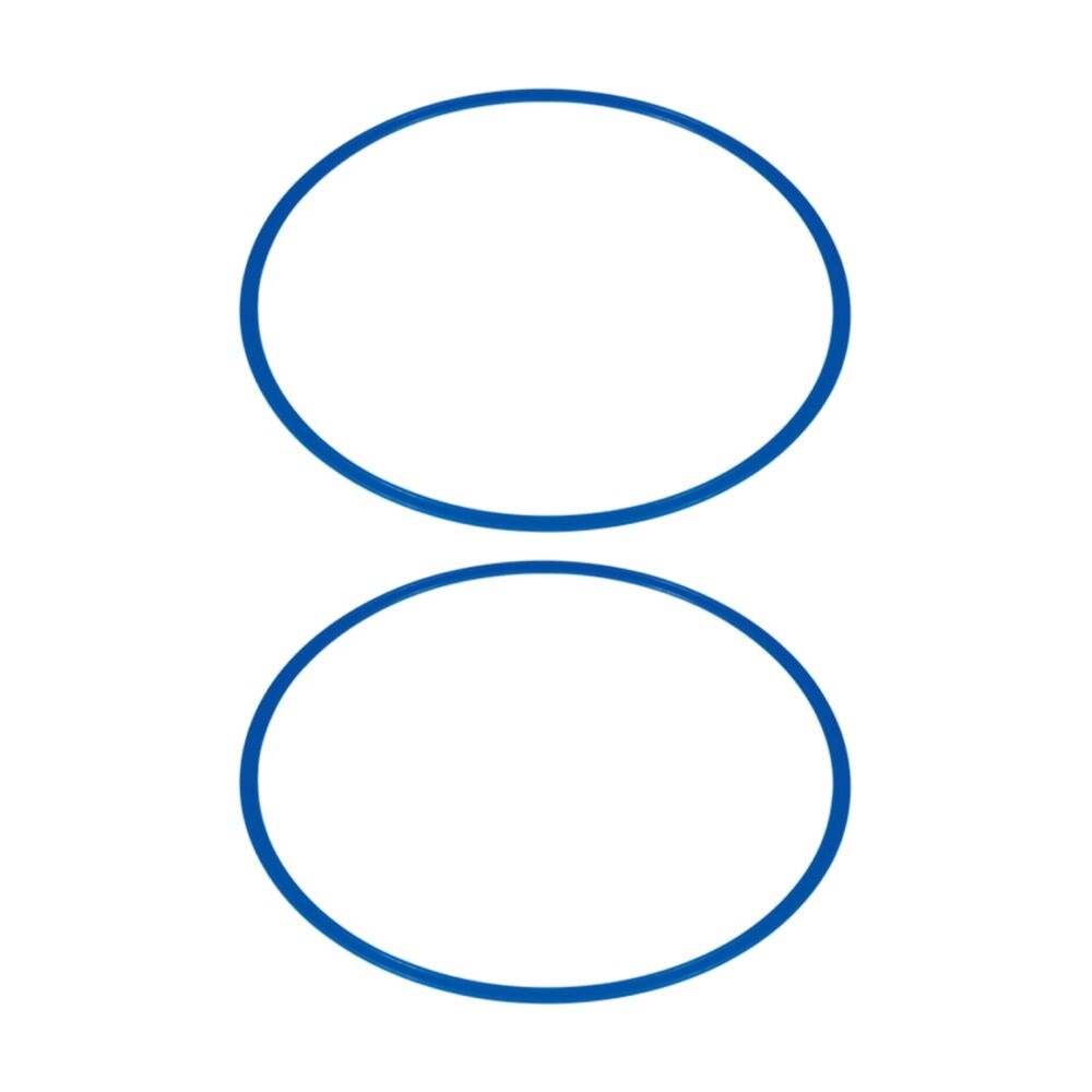2PK Victor Sports Flat Circular Hoop For Fitness Agility Training Blue 70cm