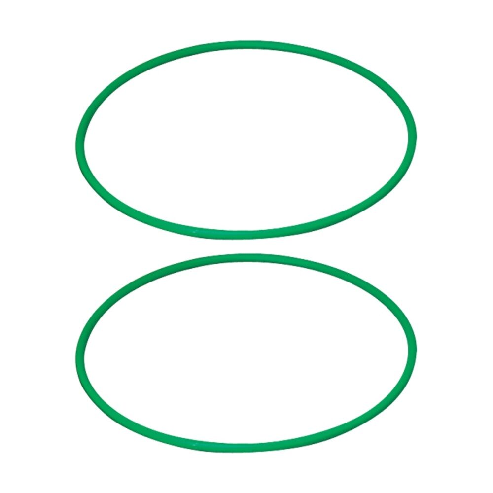 2PK Victor Sports Flat Circular Hoop For Fitness Agility Training Green 70cm