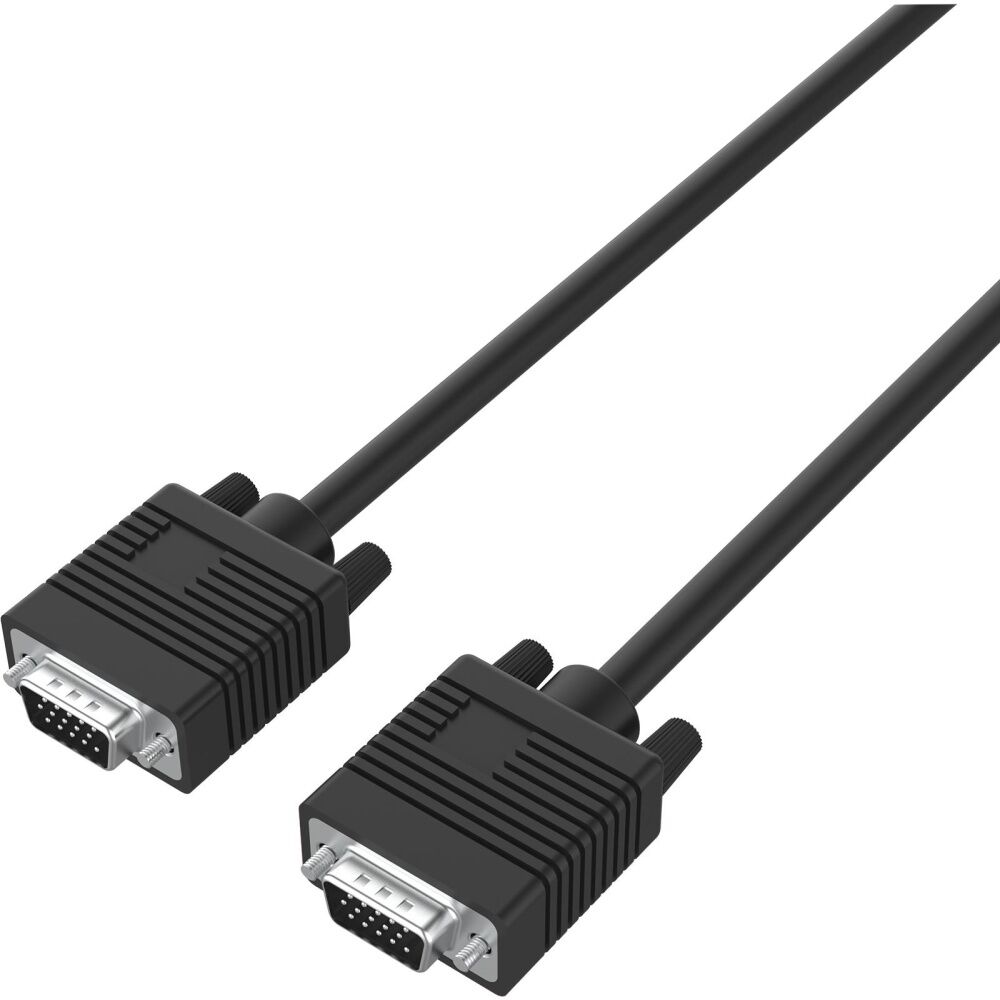 2PK Comsol VGA HD15M-HD15M Monitor Computer Cable 2 Metres Black