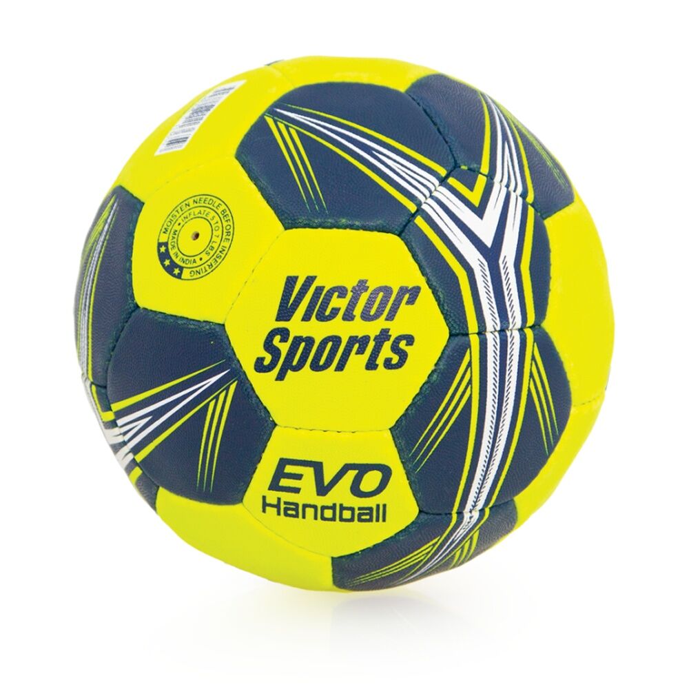 2PK Victor Sports Handball Synthetic Size 3 Yellow Official Weight 16y+