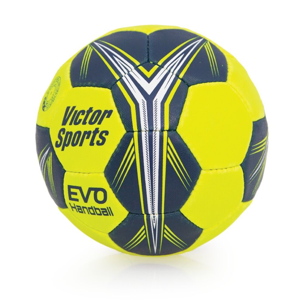 2PK Victor Sports Handball Synthetic Size 3 Yellow Official Weight 16y+