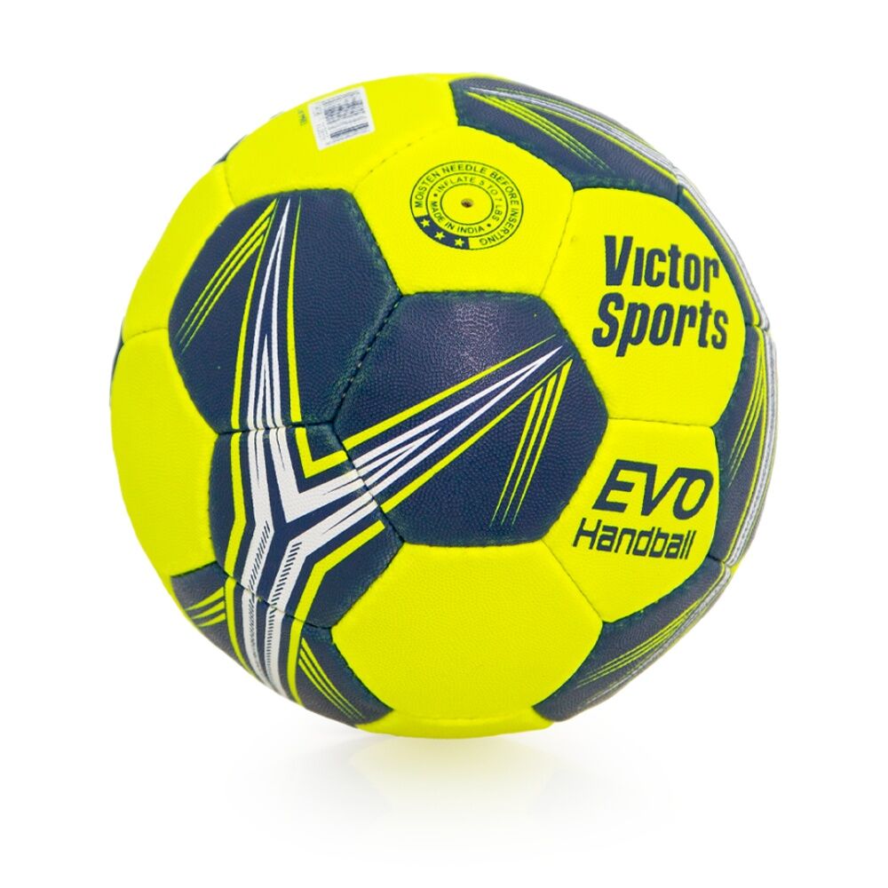 2PK Victor Sports Handball Synthetic Size 3 Yellow Official Weight 16y+