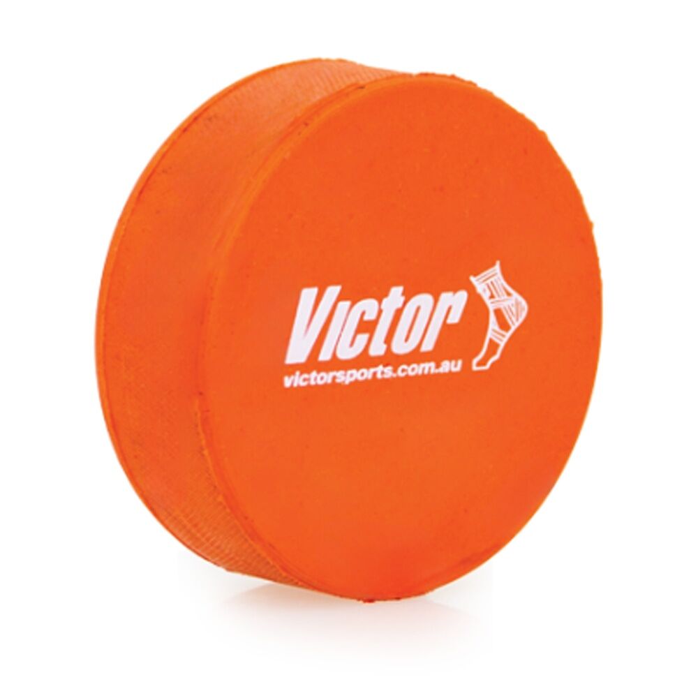 4PK Victor Sports Hockey Puck Street Red Thickness 25mm Diameter 74mm