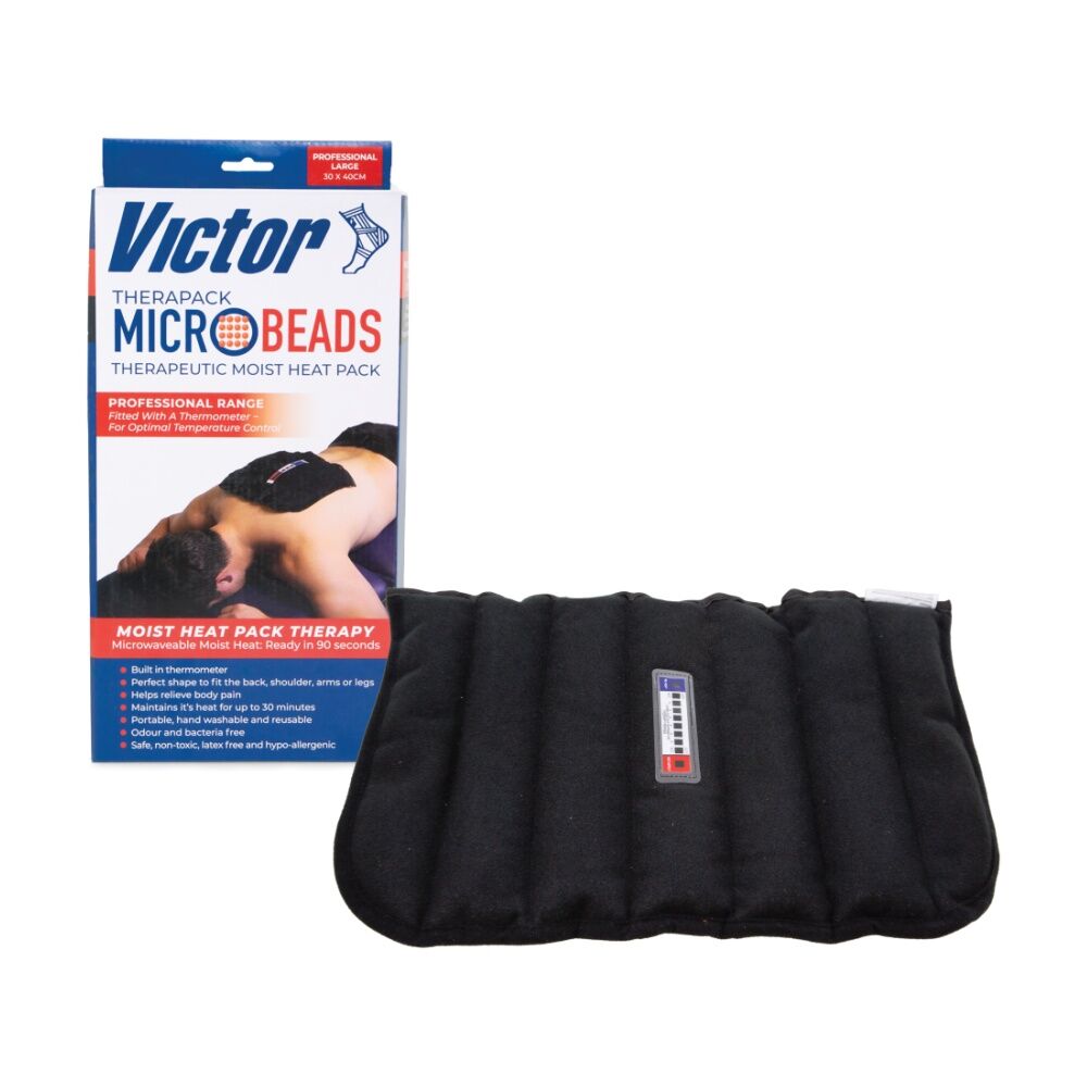 Victor Sports Microwaveable Microbead Professional Heat Pack Large 40cm x 30cm