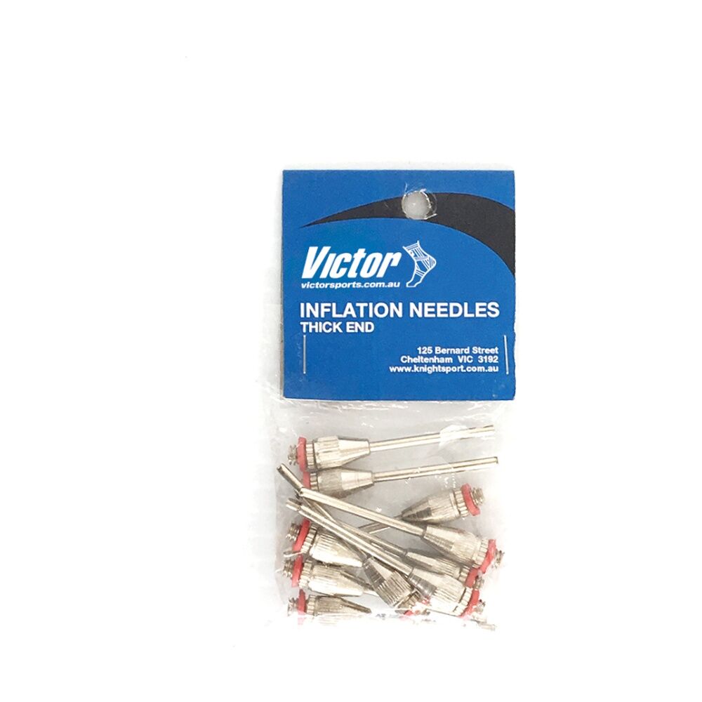 10pc Victor Sports Inflating Needle For Compressors Stirrup Pumps Thick End