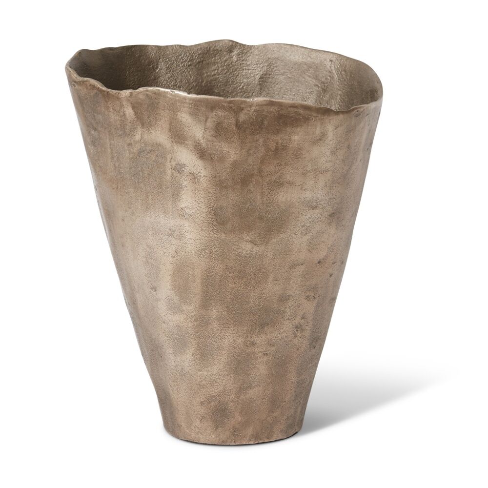E Style Kahari Vase Rustic Elegant Interior Decor Antique Copper 23x18x28cm