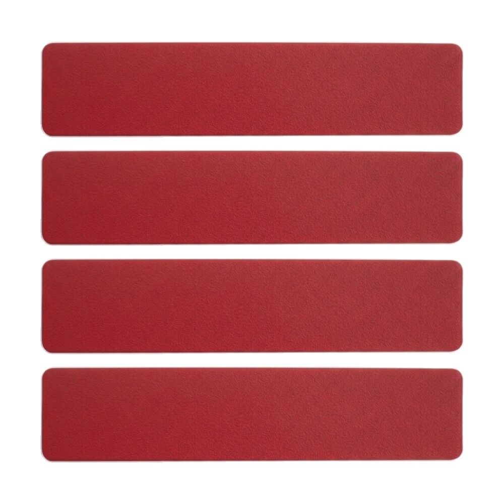 4PK Victor Sports Floor Marker Rectangle Outdoor Training Non-Slip Rubber Red