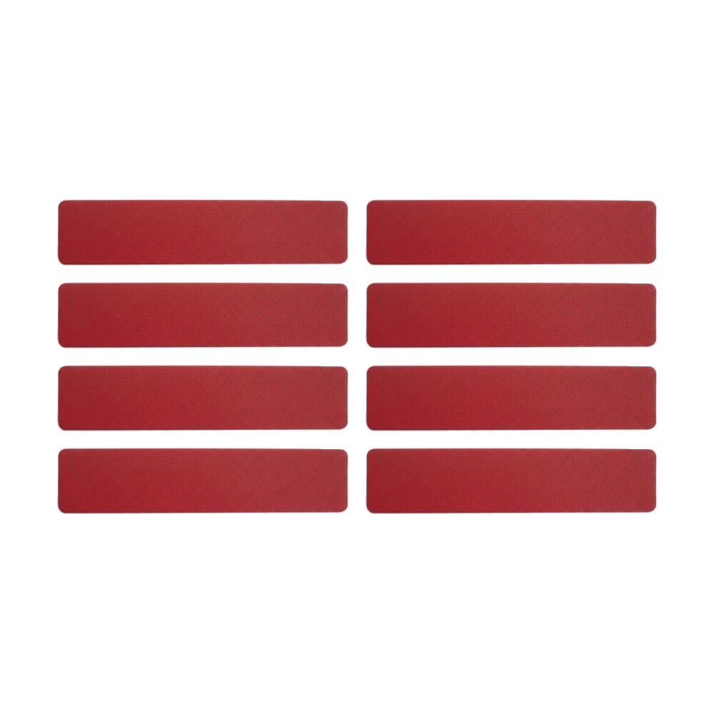 8PK Victor Sports Floor Marker Rectangle Outdoor Training Non-Slip Rubber Red