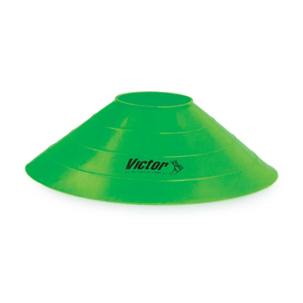 100pc Victor Sports Training Cones Soft Marker Set Multicolour W/ Stand