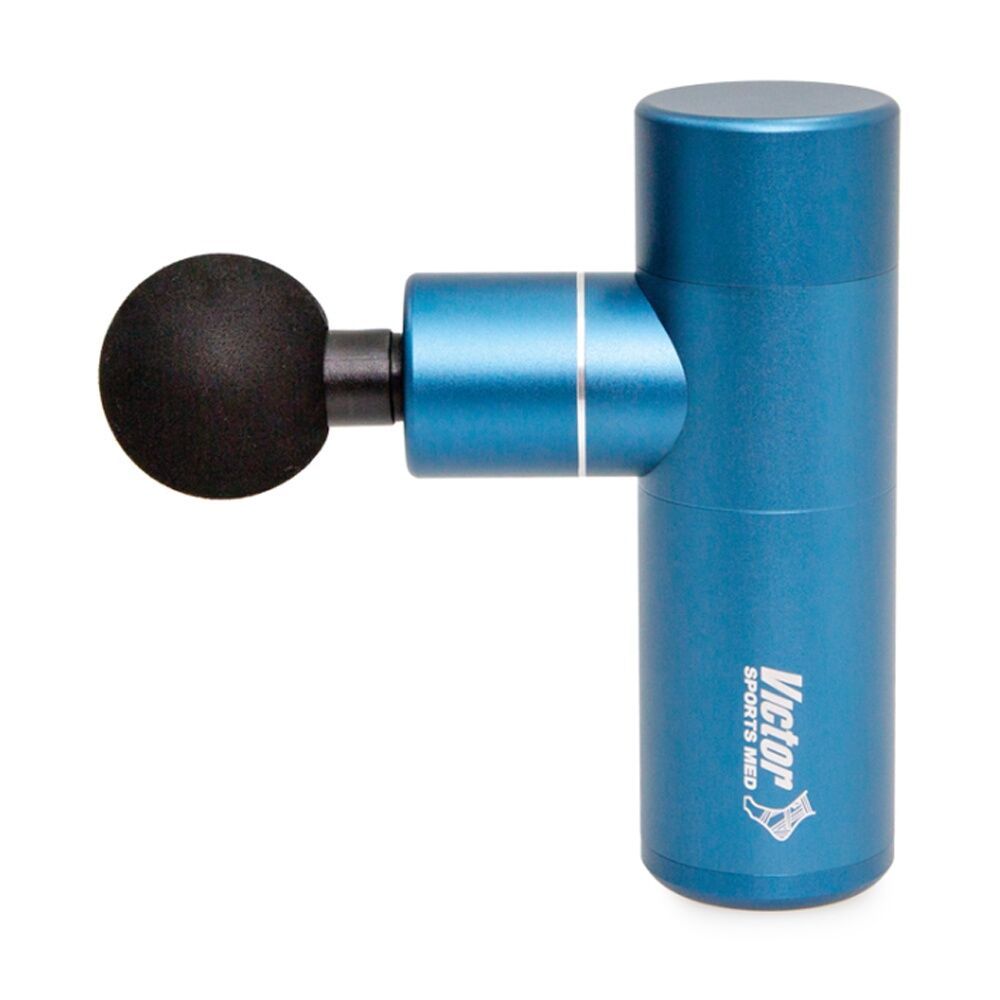 Victor Sports Portable Mini Vibration Massage Gun W/ Adjustable Speeds & Heads