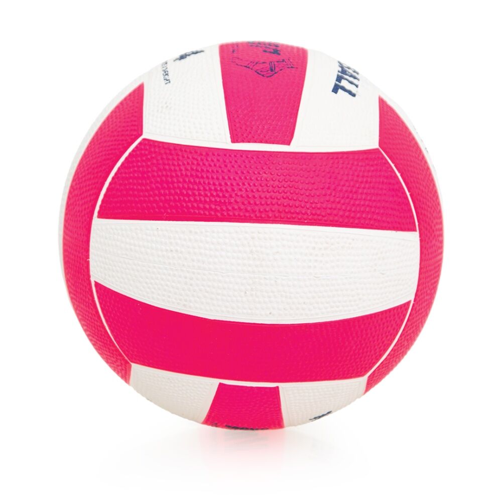 4PK Victor Sports Rubber Netball Size 4 Pink Durable Training Ball Outdoor