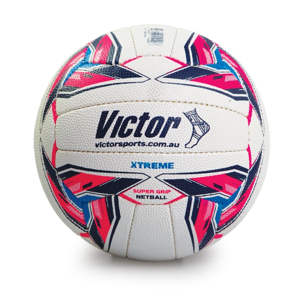 Victor Sports Netball X-Treme Size 4 Superior Grip Durable Rubber Ball