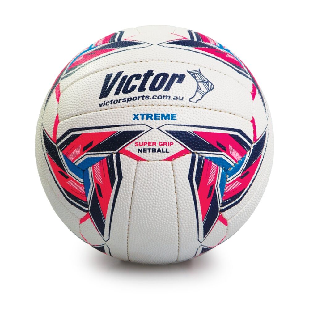 Victor Sports Netball X-Treme Size 4 Superior Grip Durable Rubber Ball