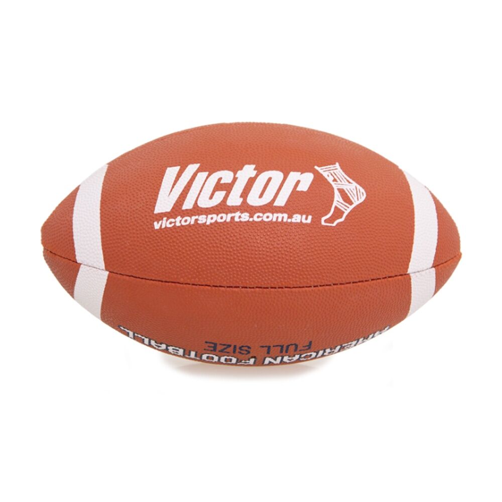 2PK Victor Sports American Football Mini Synthetic Rubber Grippy Ball