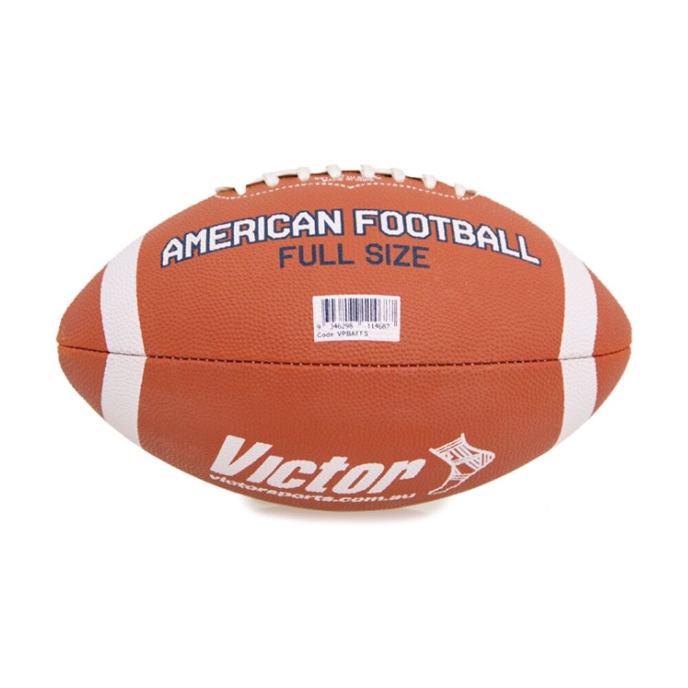 2PK Victor Sports American Football Mini Synthetic Rubber Grippy Ball