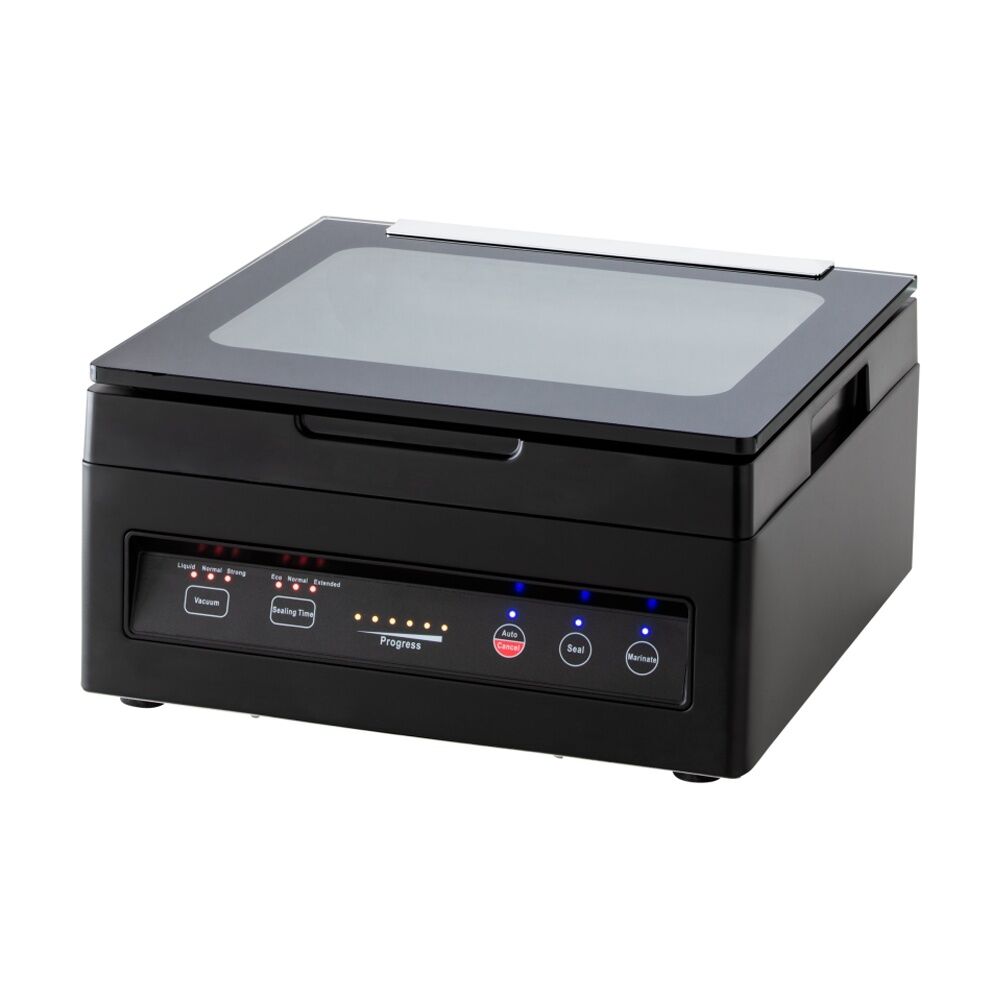 Proline Domestic Vacuum Chamber Stainless Steel Food Sealer Black 2.5L