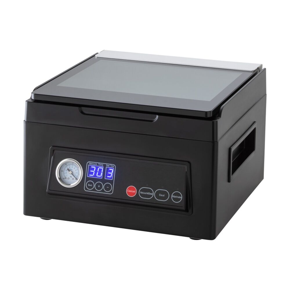 Proline Domestic Vacuum Chamber Stainless Steel Food Sealer Black 5.0L