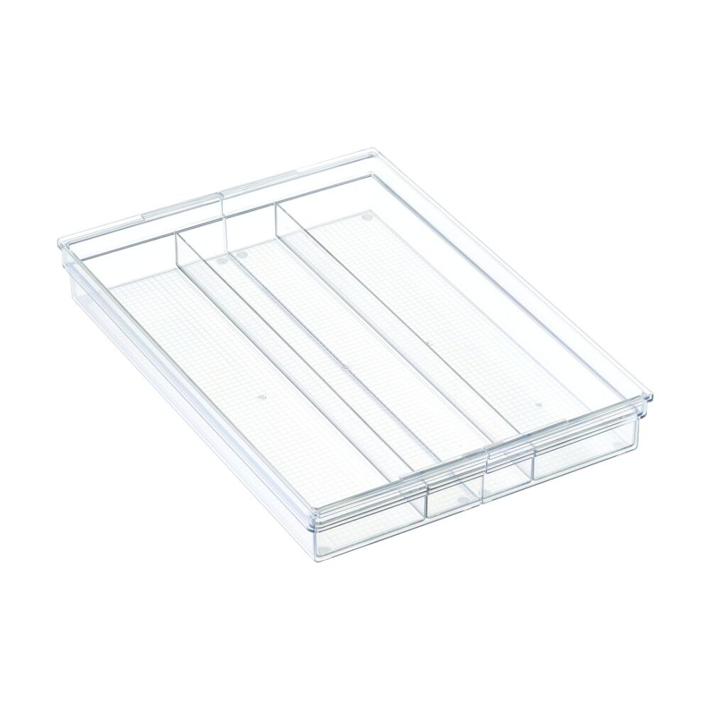 The Container Store Drawer Utensil Tray Expandable Clear Kitchen Organiser