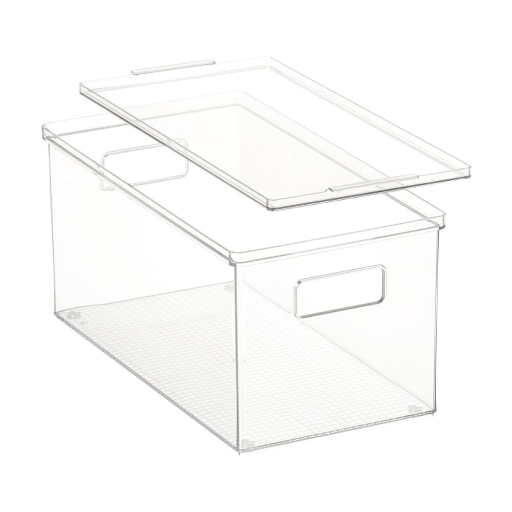 The Container Store Small Storage Box W/ Lid Clear 39x20x18cm