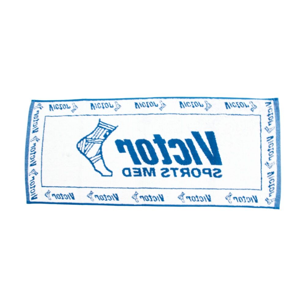 4PK Victor Sports Team Cotton Absorbent Hand/Gym Towel Blue Small 70cmx30cm