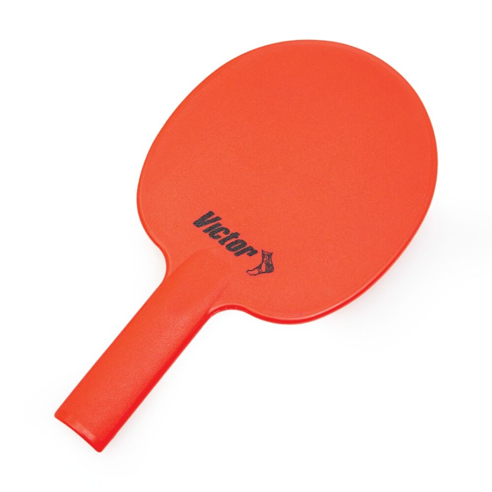 2PK Victor Sports Plastic Table Tennis Bat Lightweight Durable Red 27x15cm