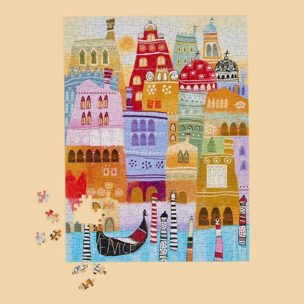 500pc WerkShoppe Venice Italy Cityscape Illustration Design Puzzle