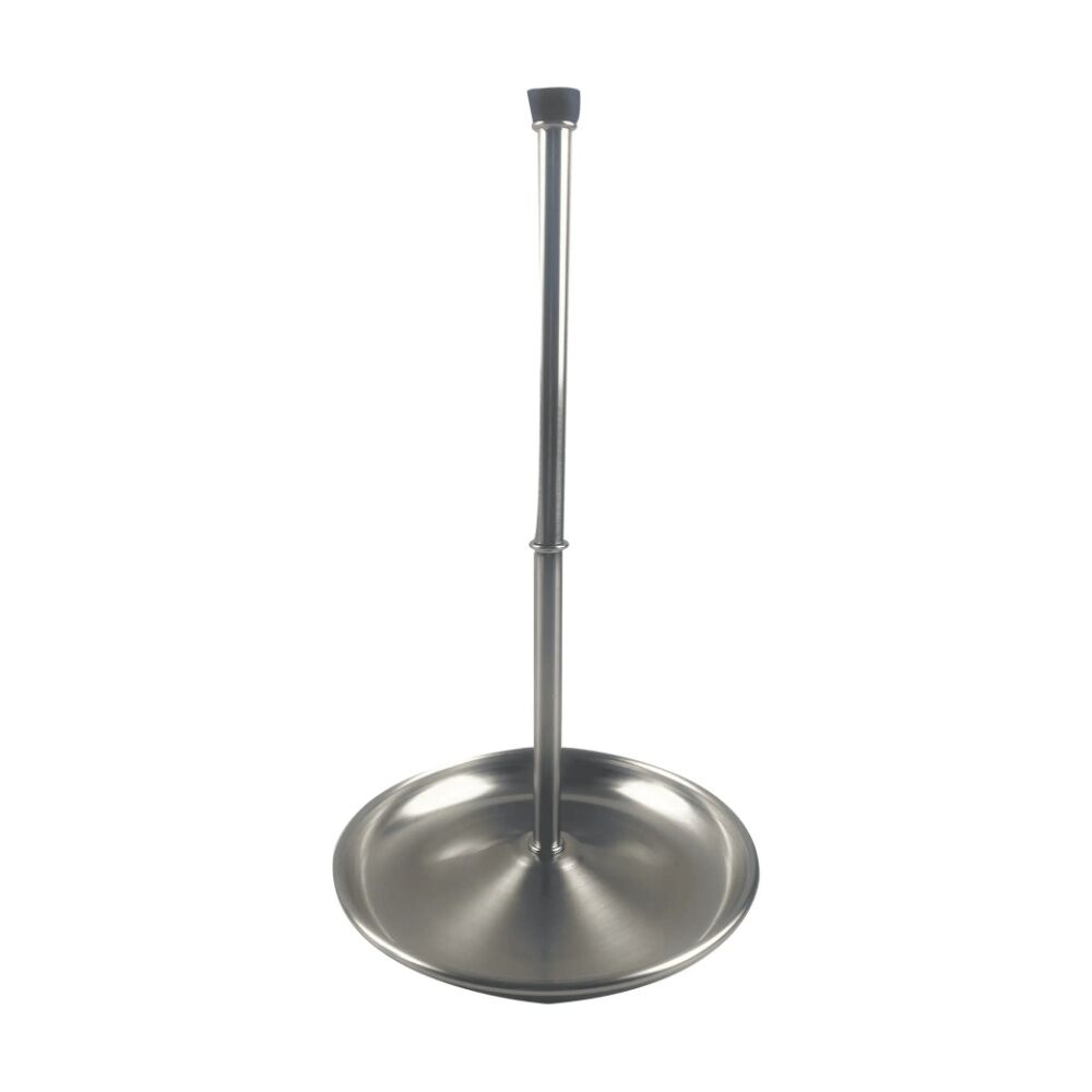 BarPro Decanter Drying Stand With Drip Tray Stainless Steel Rubber Silver