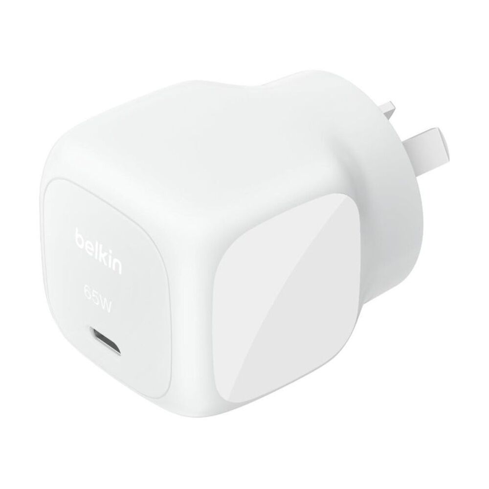 2PK Belkin BoostCharge Wall Plug Device Charger W/ USB-C Port 65W White