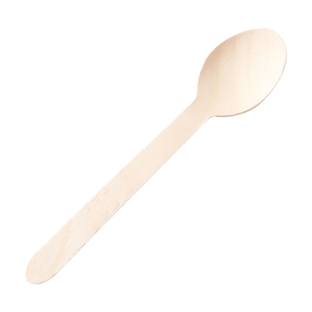 20x 100pc Partyware FSC Earth-Friendly Spoon Set Tableware/Serveware 160mm Wood