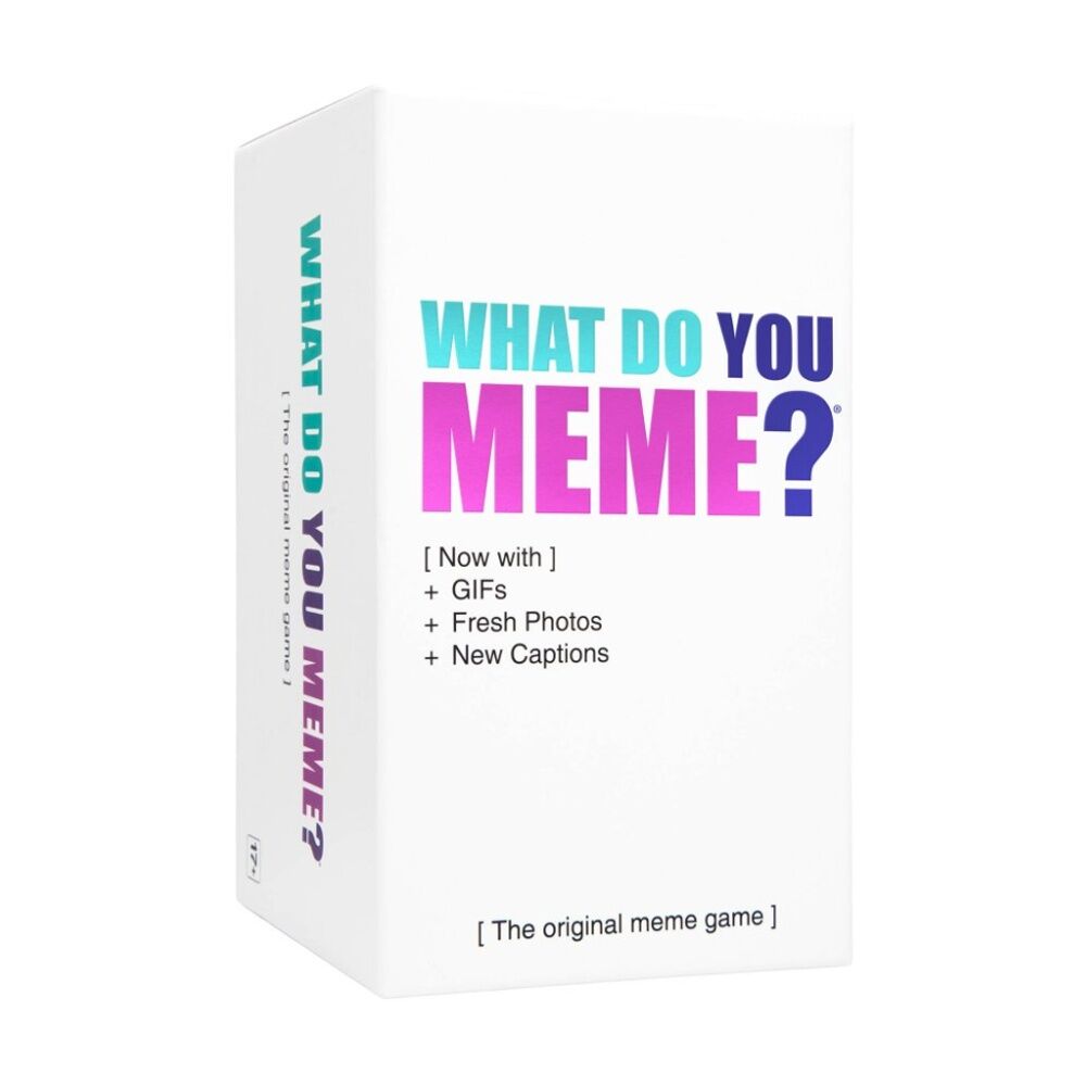 Relatable What Do You Meme Core Game 360 Caption Cards 75 Photo Easel