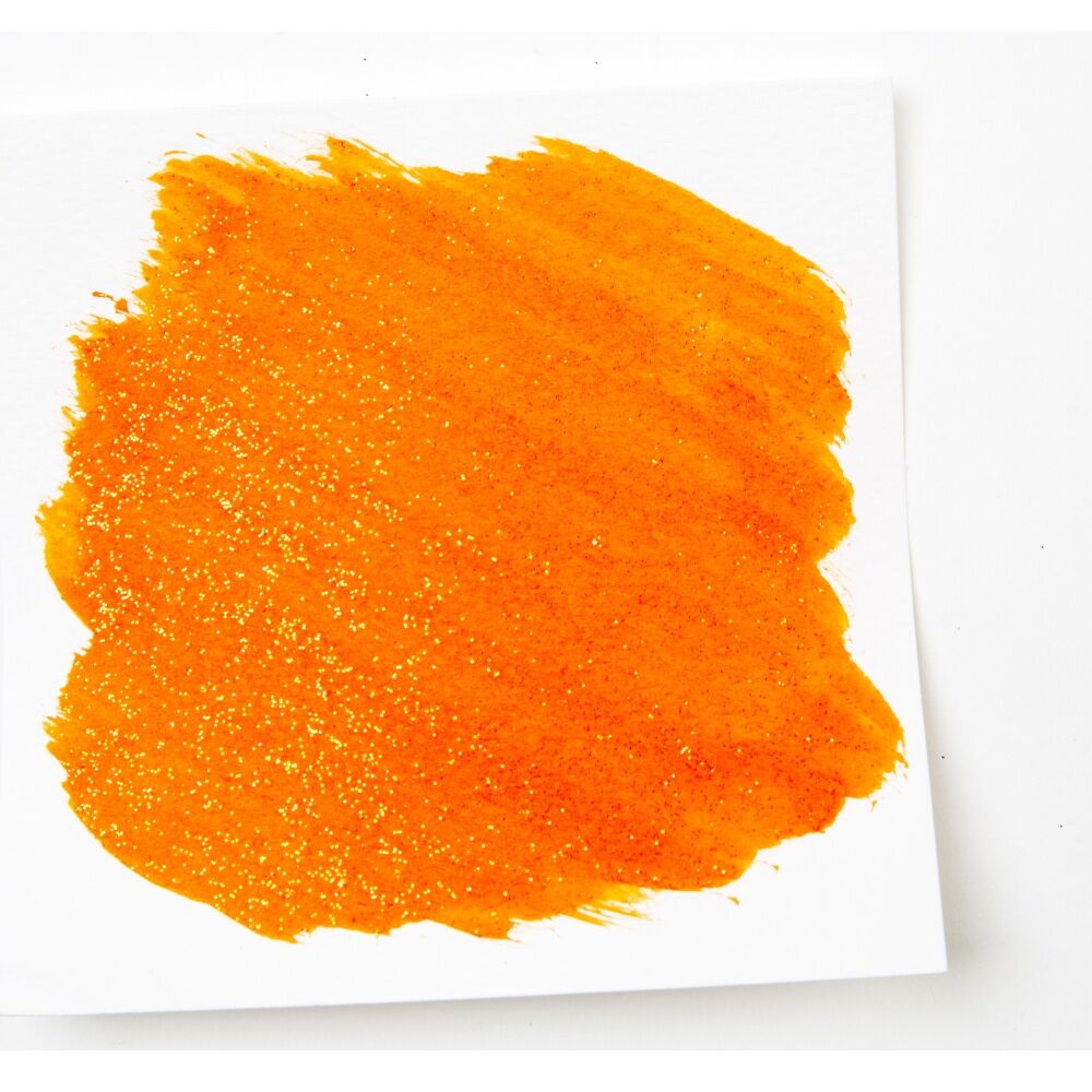 3PK Educational Colours Washable Glitter Watercolour Paint Orange 250ml 3y+