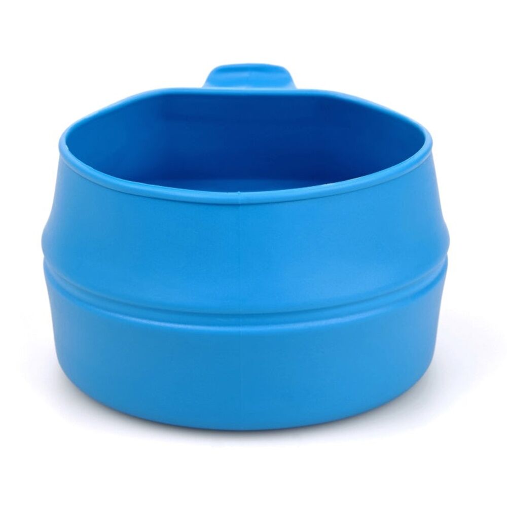 4PK Wildo Fold-a-Cup Collapsible Lightweight Durable Camping Cup/Bowl Blue 250ml